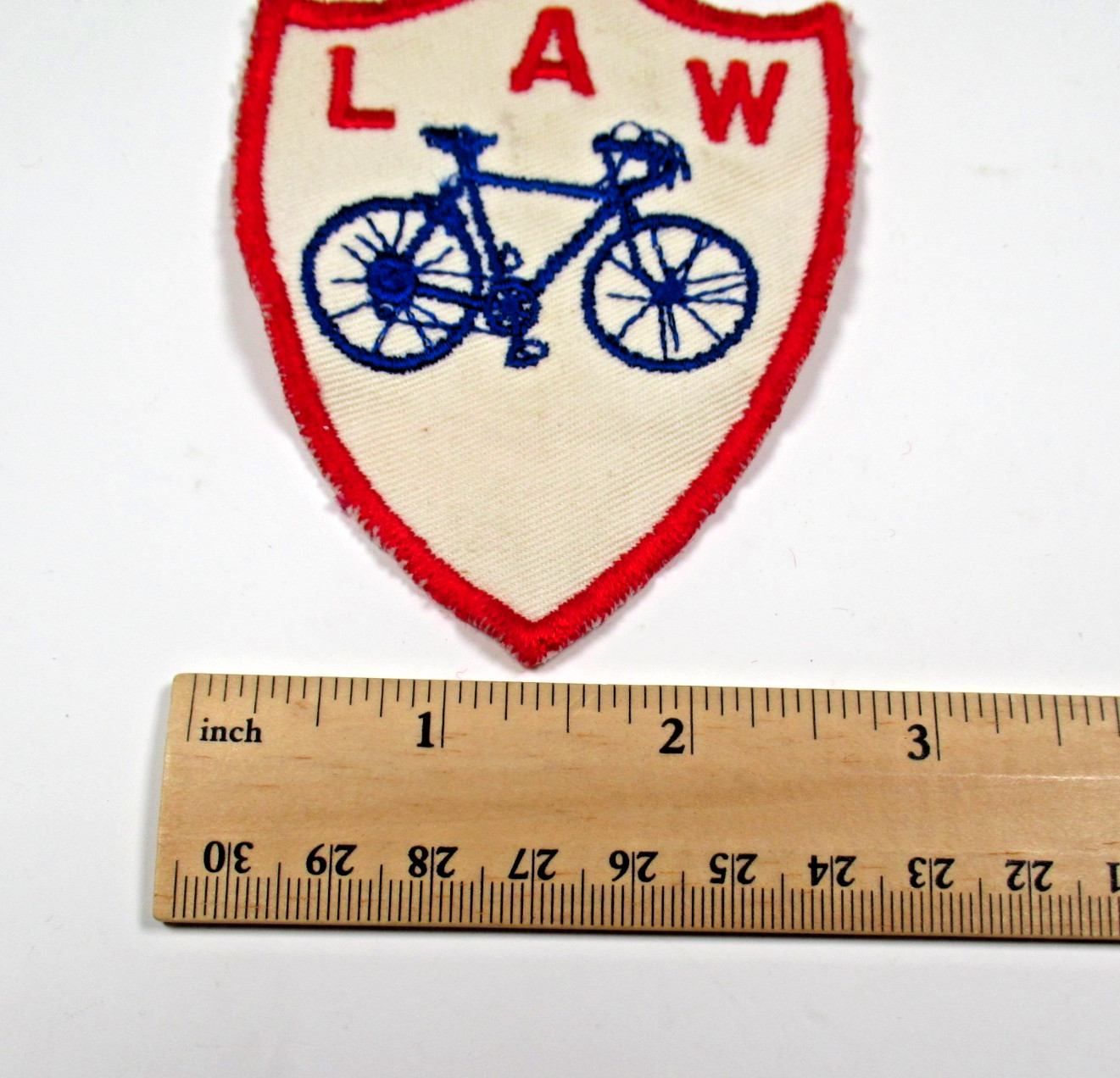 League of American Wheelmen Vintage Cycling Patch LAW Bicycle
