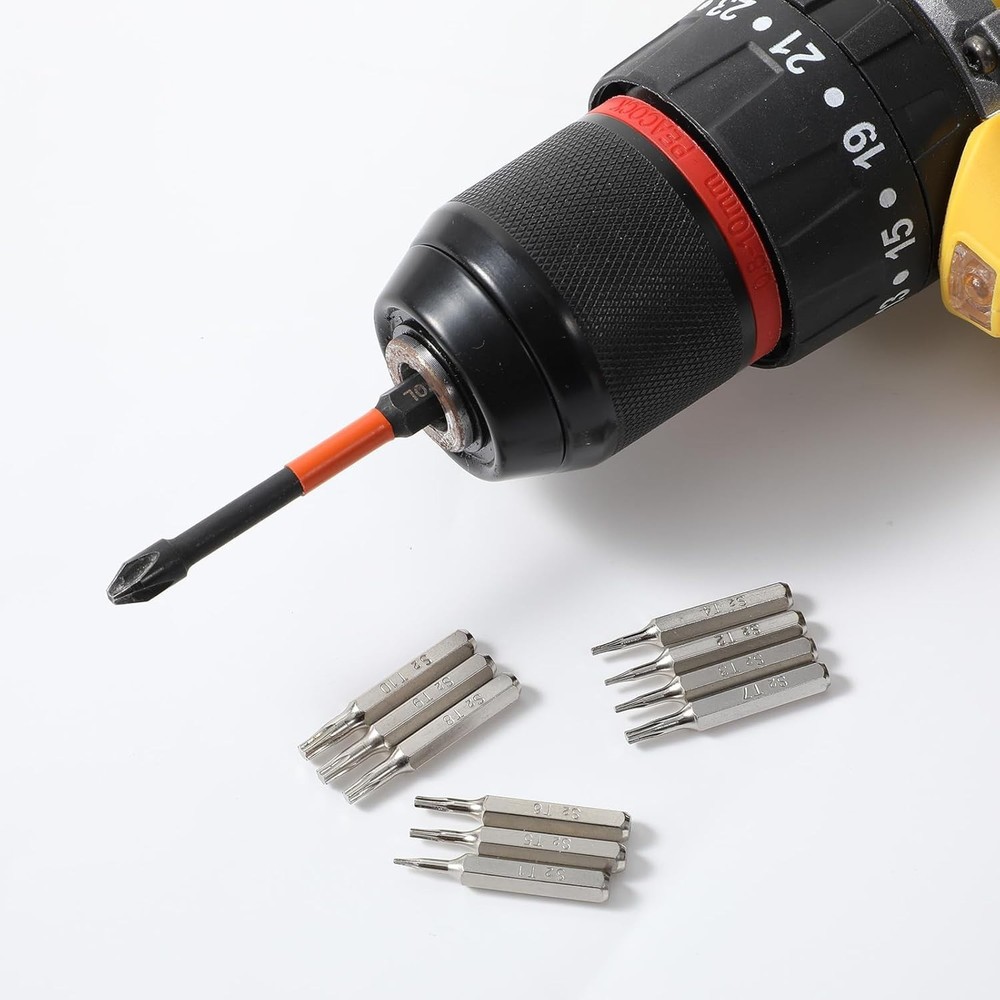 10PCS Security Torx Bit Set Precision T1 to T10 Miniature Screwdriver Bits