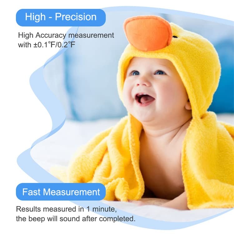 Berrcom Digital Thermometer Oral Rectal Underarm