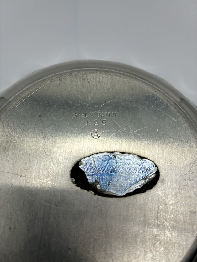 Reed & Barton 125 Silverplate Scalloped Edge Bowl Post-1940 Decorative Serveware