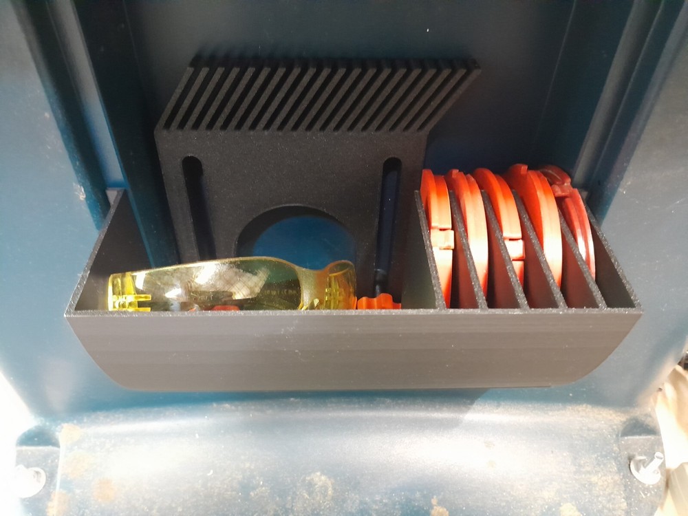 bosch router table ra1181 organizer and 2 insert rings