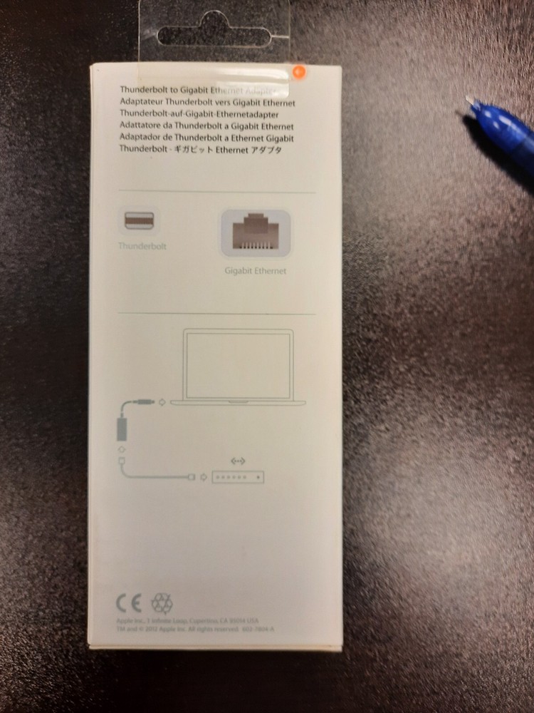 Apple, Thunderbolt to Gigabit Ethernet Adaptor
