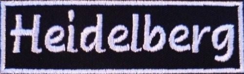 Heidelberg patch embroidered patch biker company various colors (482)
