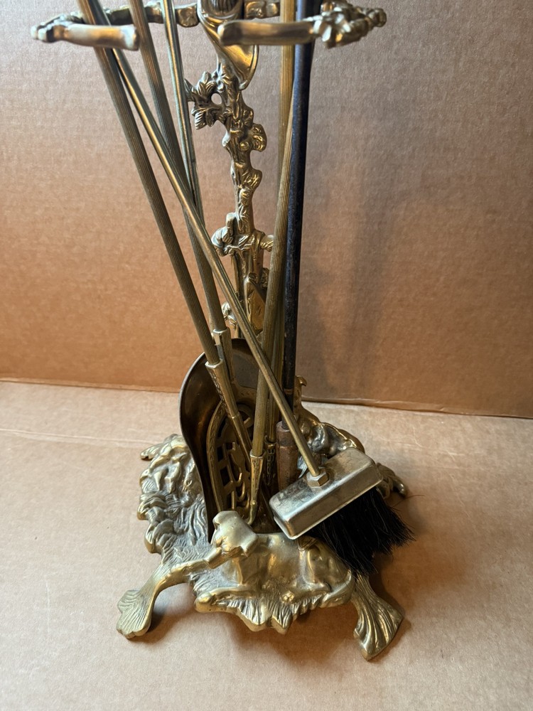 Vintage Hunting Theme Fire Place Tools