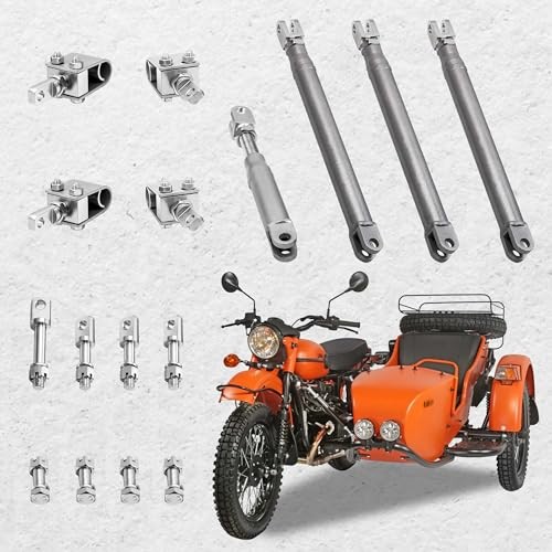 for Harley U-Clamp Frame Mount Struts, Sidecar Installation U-Clamp Frame