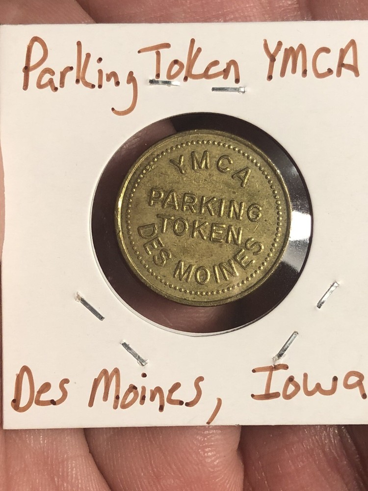 YMCA Des Moines Iowa Parking Token 22mm