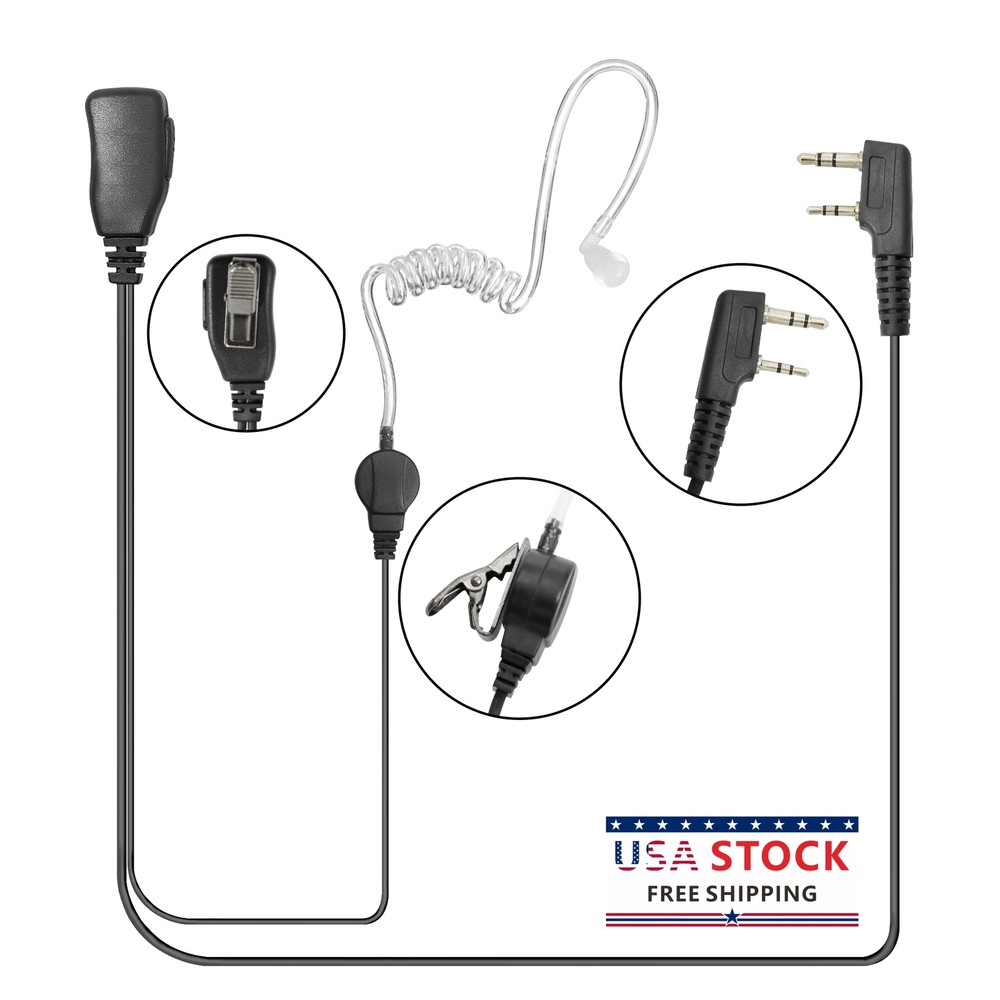 1-Wire Earpiece Headset  for TK308 TK320 TK340 TK340D TK348 TK349 TK350 TK353