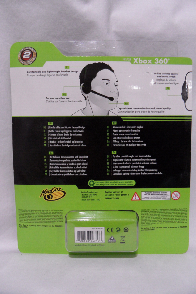 MadCatz Headcom Pro Xbox 360 gaming headset