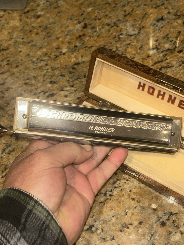 Horner 64 chromonica harmonica W/Original Box In Nice Condition