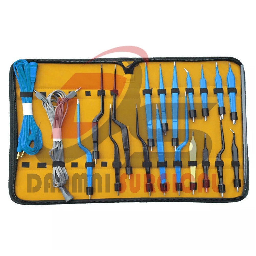 High Class Bipolar Bayonet Forceps Electro surgical Instruments set