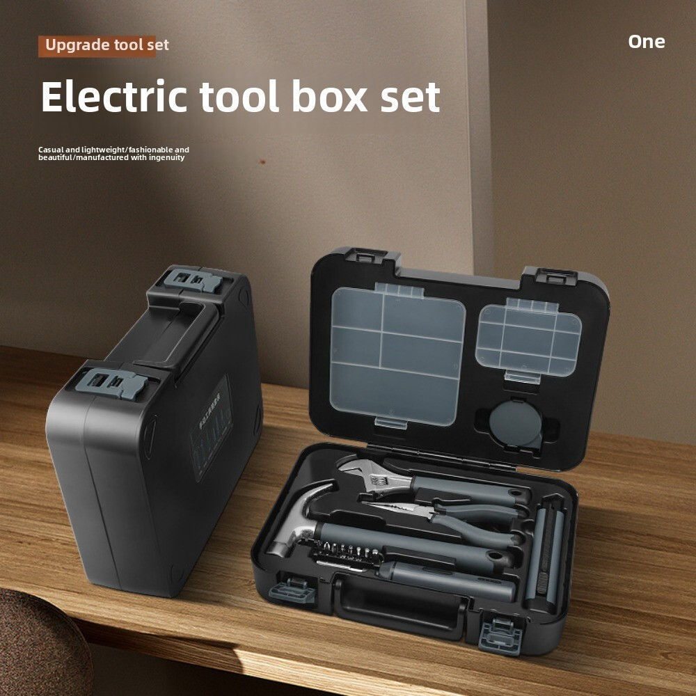 Small Mini DIY multifunctional Household Tools Kit for Home Office With Tool Box