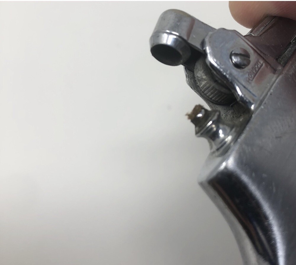 Vintage RONSON Cigarette Case With Attached Lighter