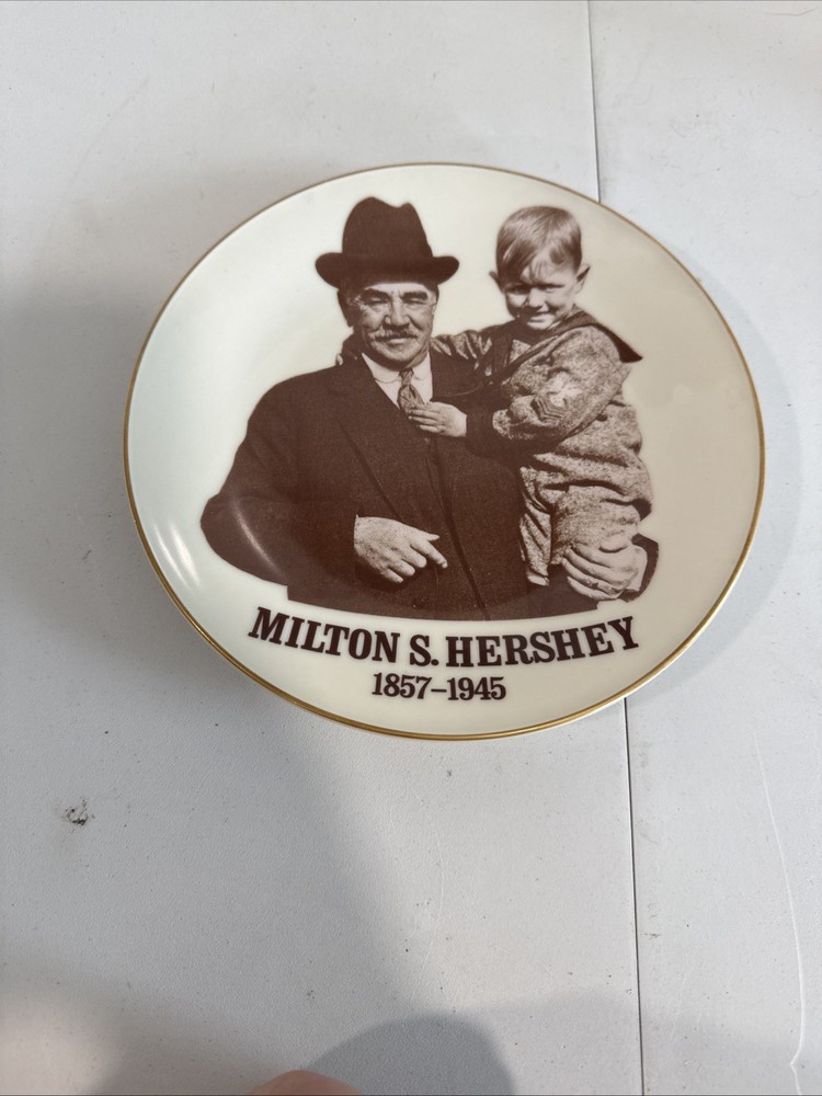Milton S Hershey Commemorative Plate