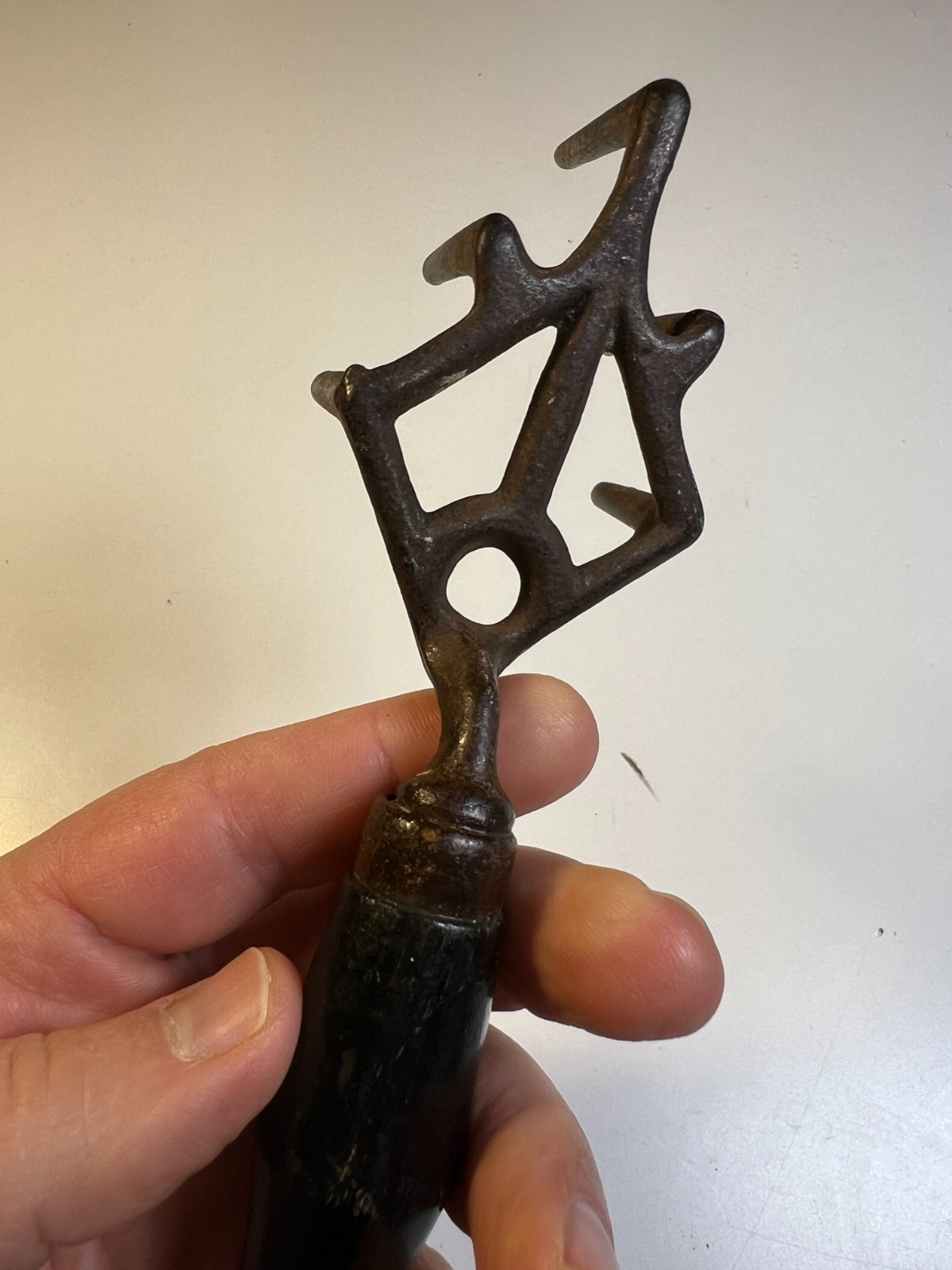 Antique 1800s Hand Cultivator Root Asparagus Fork Hand Forged Iron Garden Tool