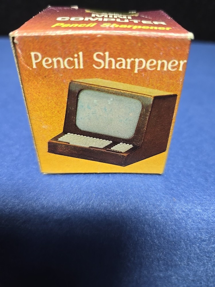 Vintage Die Cast Computer Pencil Sharpener-NOS