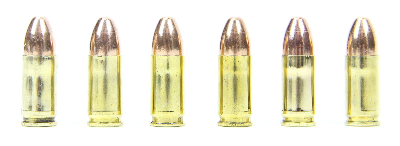 9mm Luger Snap Caps Pack of 6 Brass Dummies