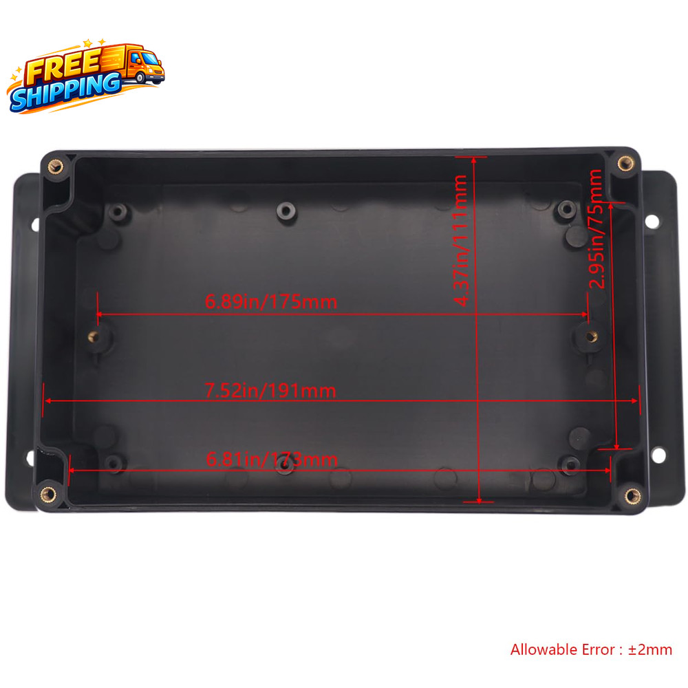 Junction Box IP65 Waterproof ABS Plastic Electrical Project Case Power Junction