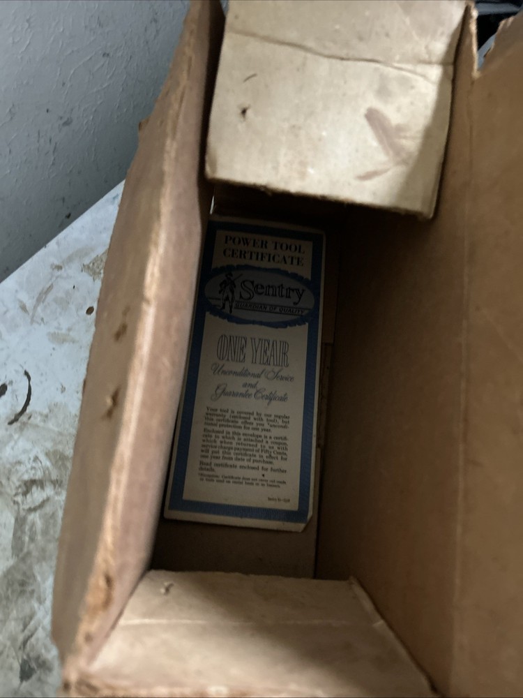 Sentry Orbital Sander model 7180 Type 1