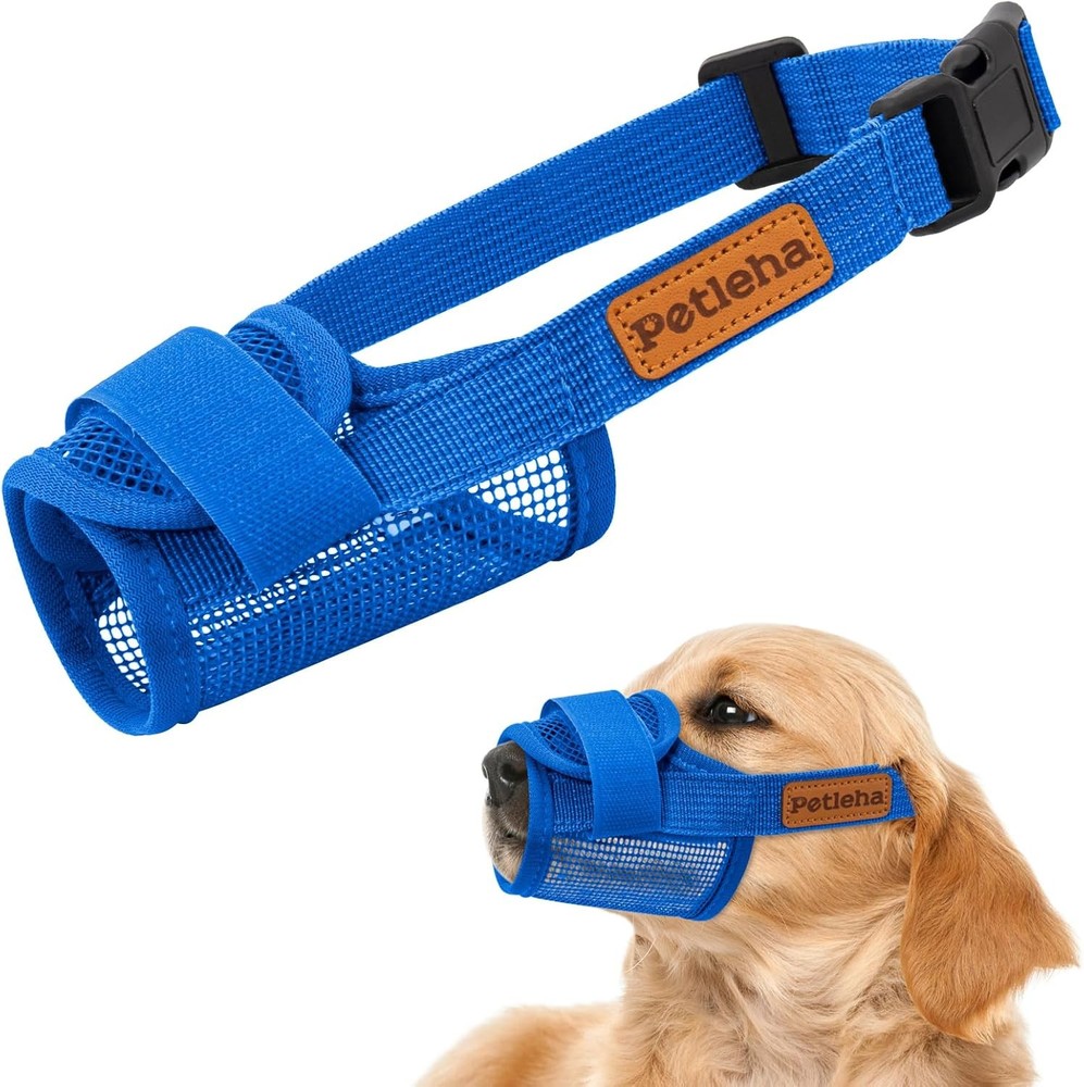 Soft Dog Muzzle Breathable Mesh Muzzle Small Medium Large Sized Dog Mouth Cover