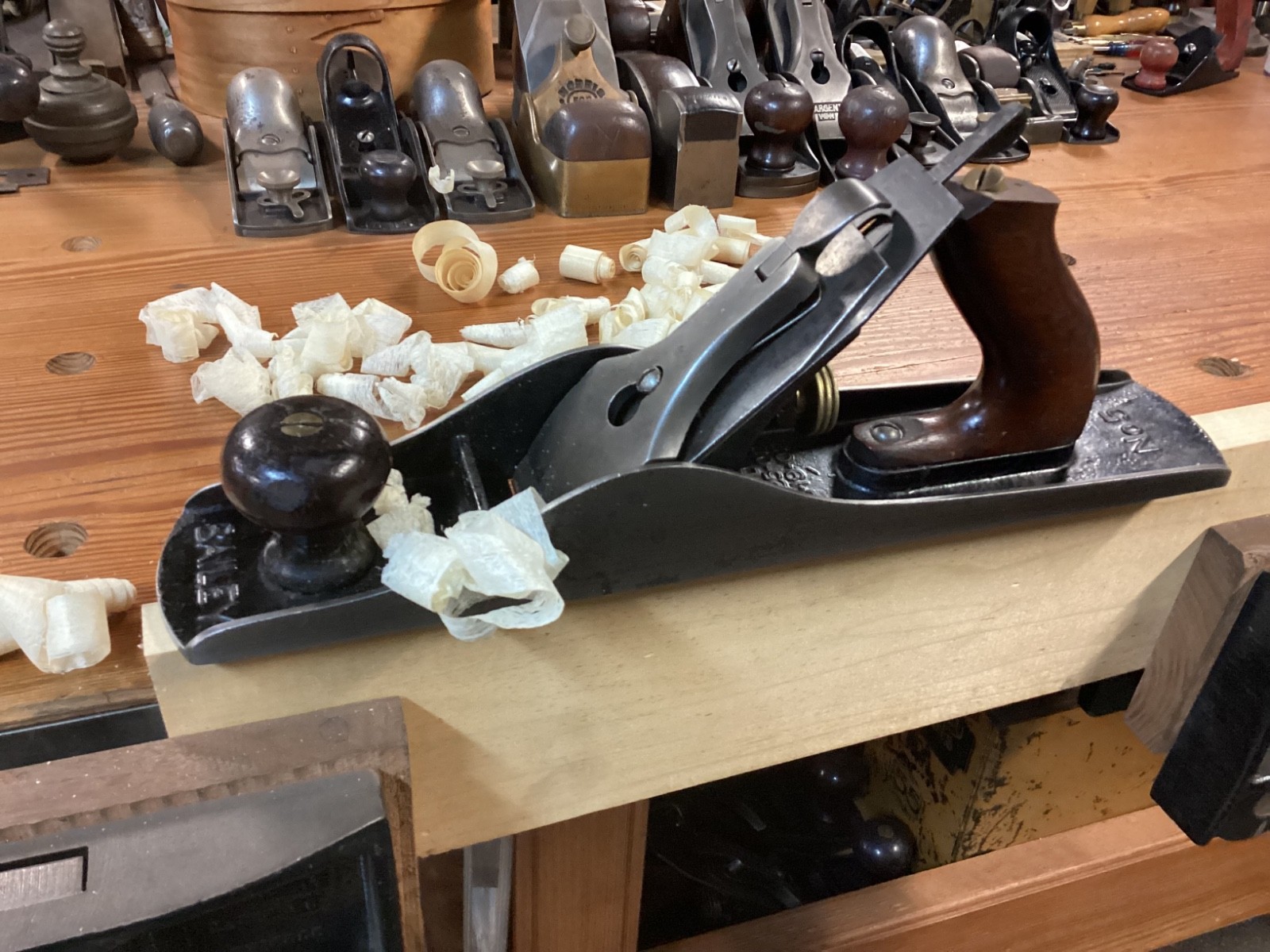 Vintage Stanley No. 5C Jack Plane. Two patent dates