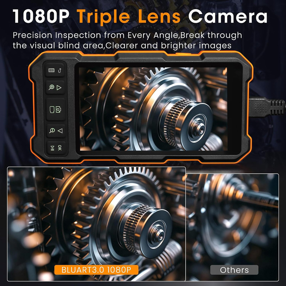 Waterproof Industrial Borescope Inspection Camera