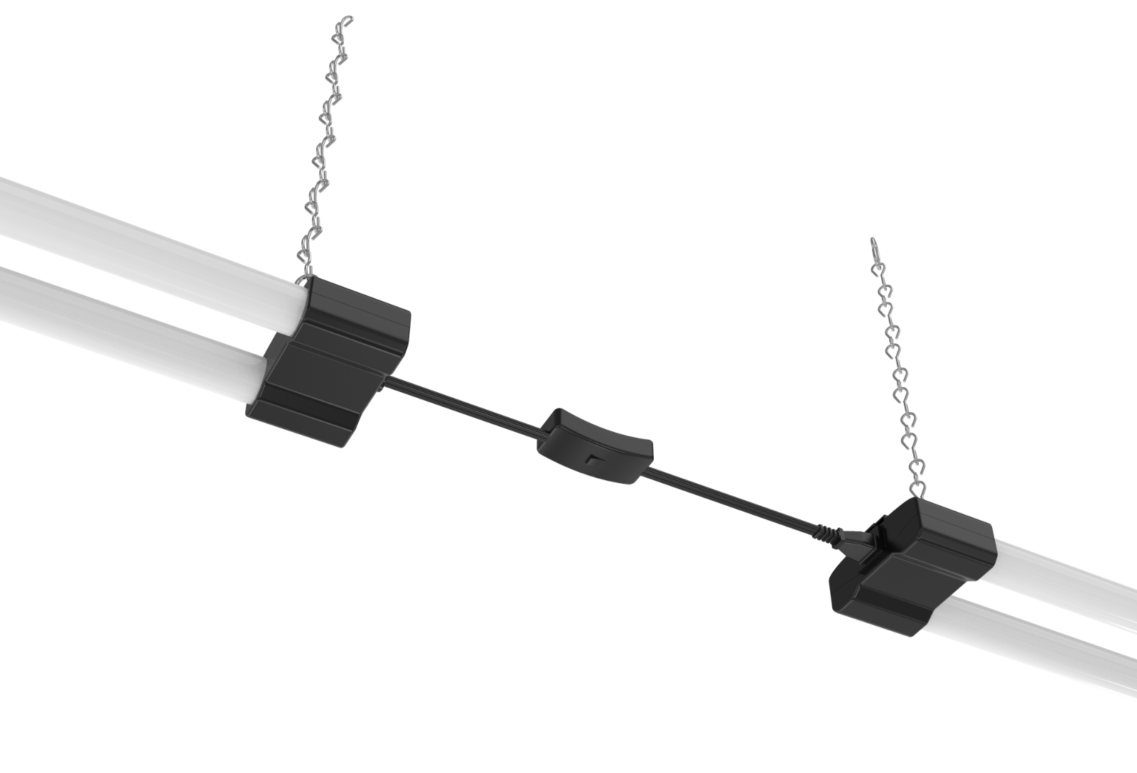 4 FT Linkable LED Shop Light 40W 5000K Bright Daylight 4000 Lumens Inline Switch