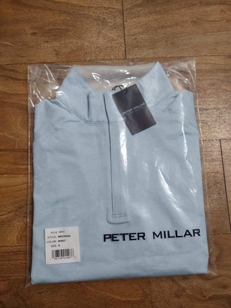 Peter Millar Stealth Performance Pullover Small 1/4 Zip Crown Crafted ME0XK60