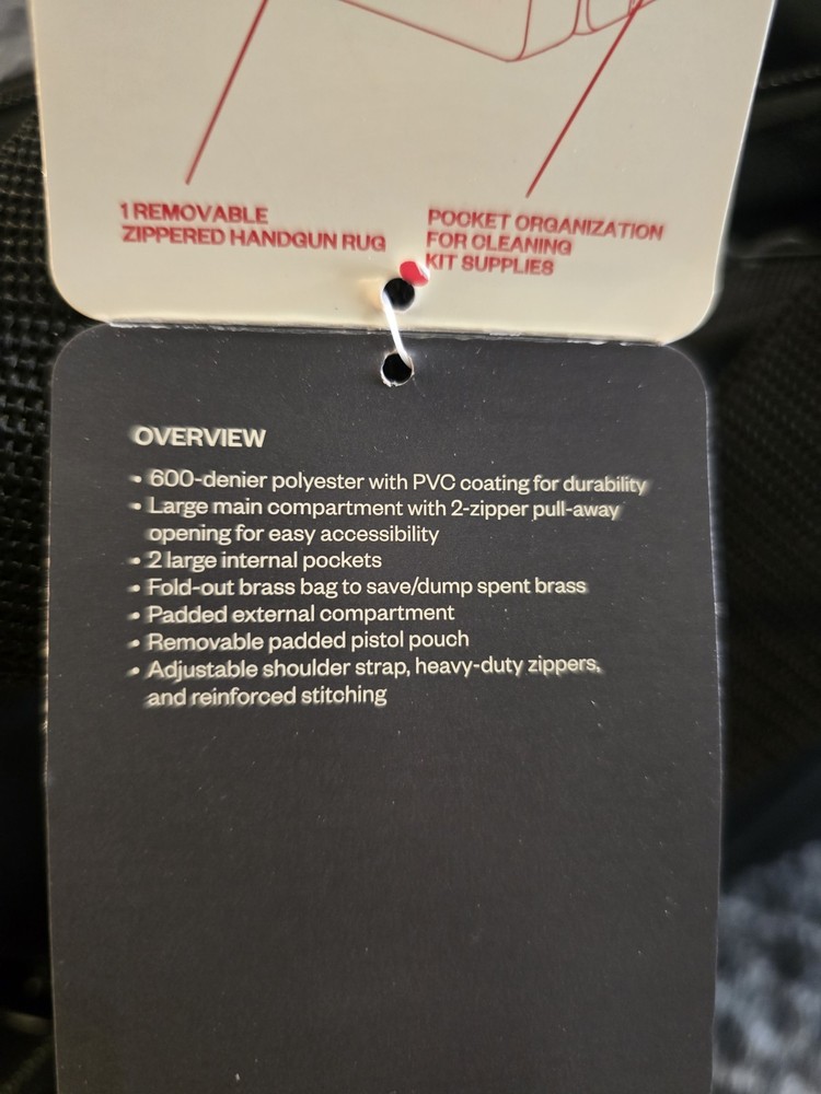 Redfield Marksman Range Bag Black Handle And Shoulder Strap New