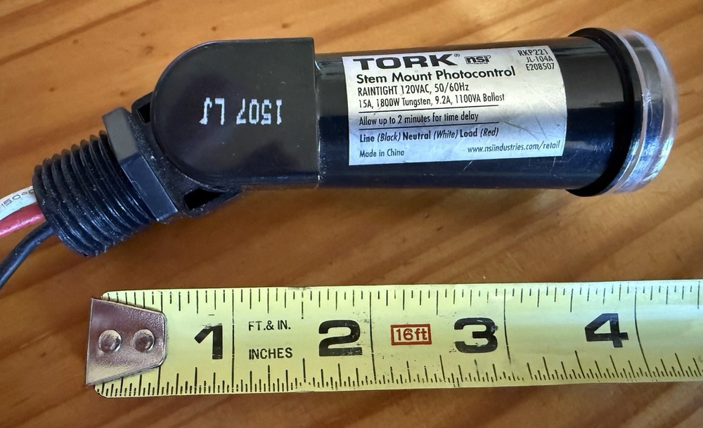 TORK Stem Mount Photocontrol Vm01