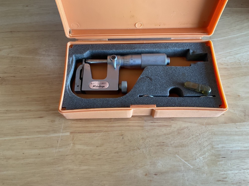 Mitutoyo 117-107 Interchangeable Anvil Micrometer