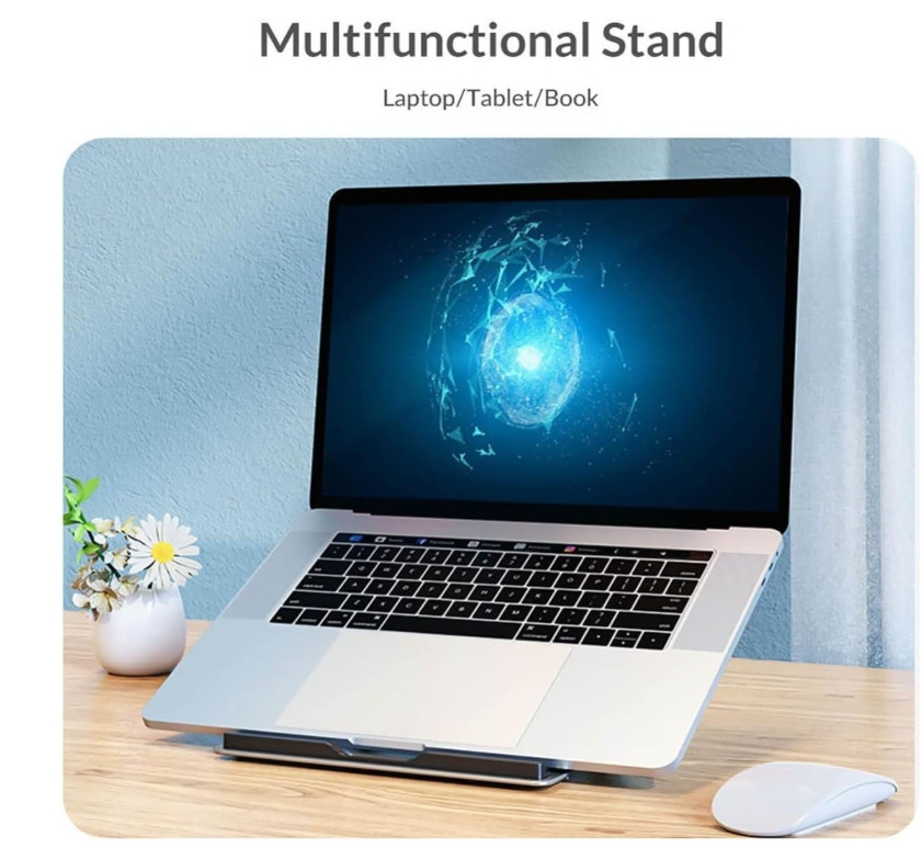 Laptop Stand Adjustable Computer Stand for Desk Ergonomic Aluminum Holder up 17"