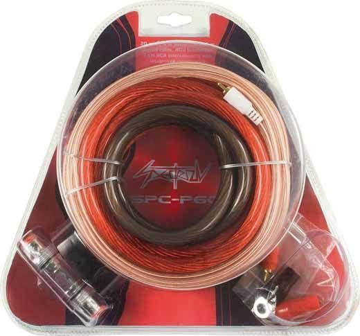 SPECTRON SPC-P60 power cable connection set CCAW cable set 20mm² with RCA cable