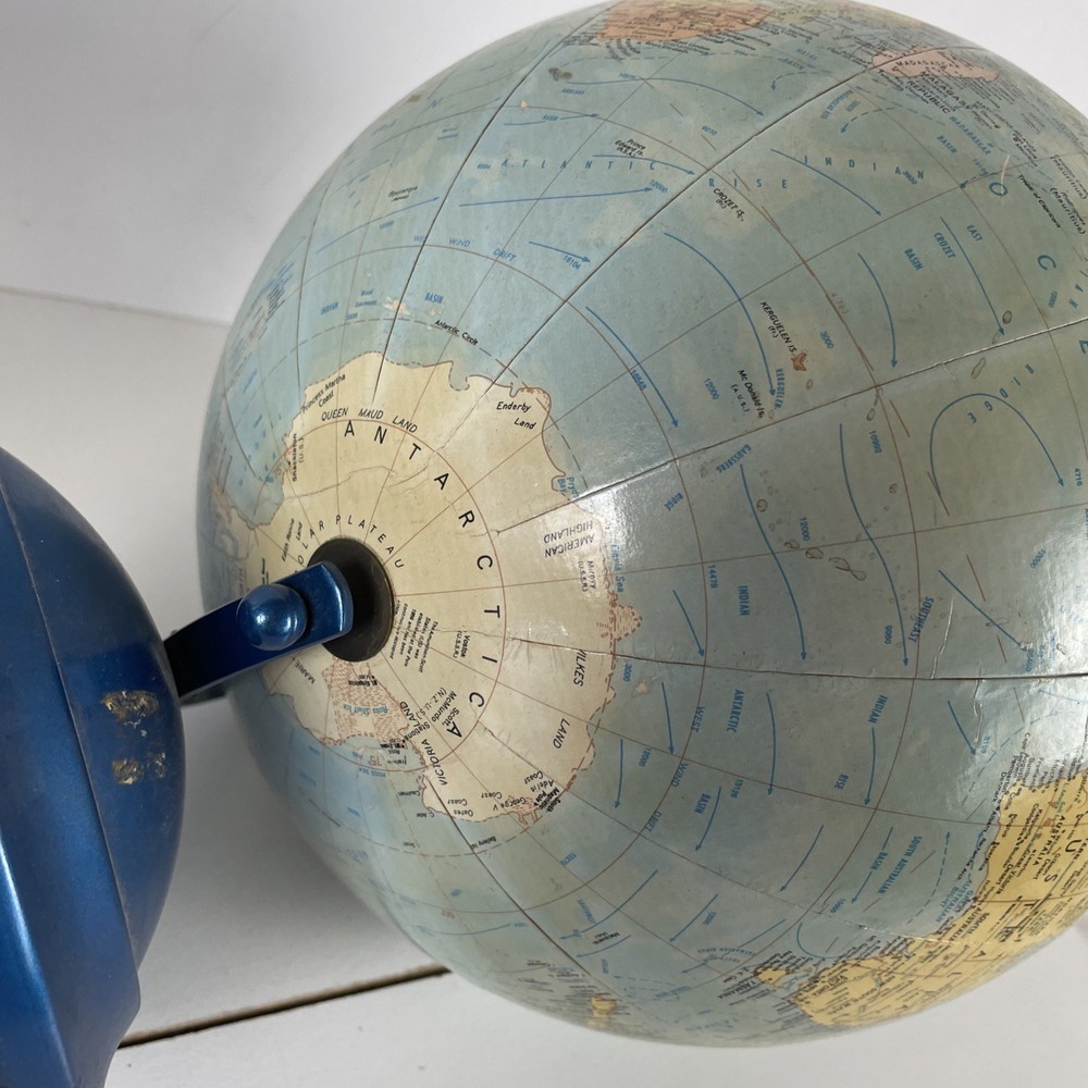 Replogle Comprehensive 10" Globe Cold War Era Soviet Union USSR East Germany