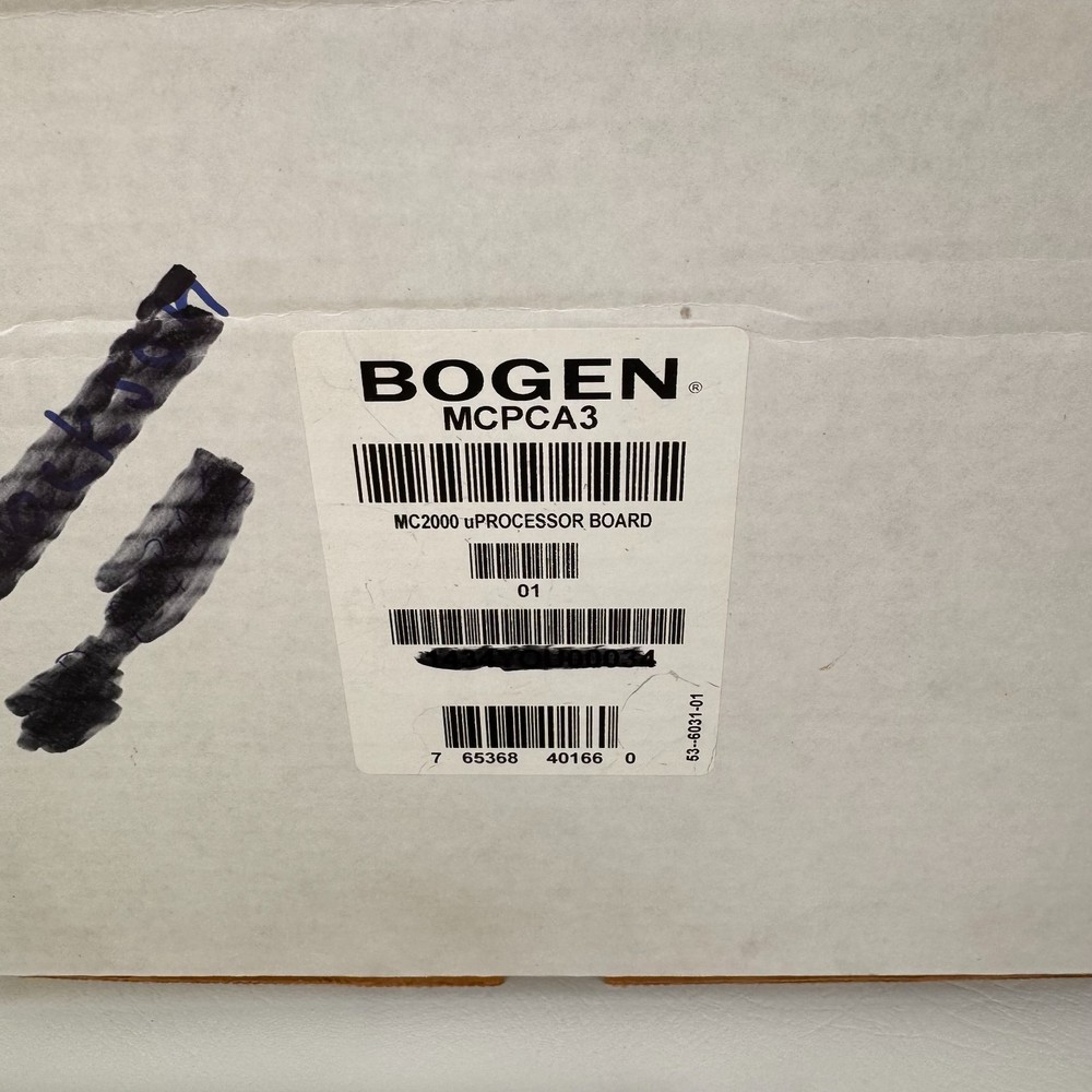 Bogen MCPCA3 Paging Control Card Module Multicom 2000 w/ Box and New Battery