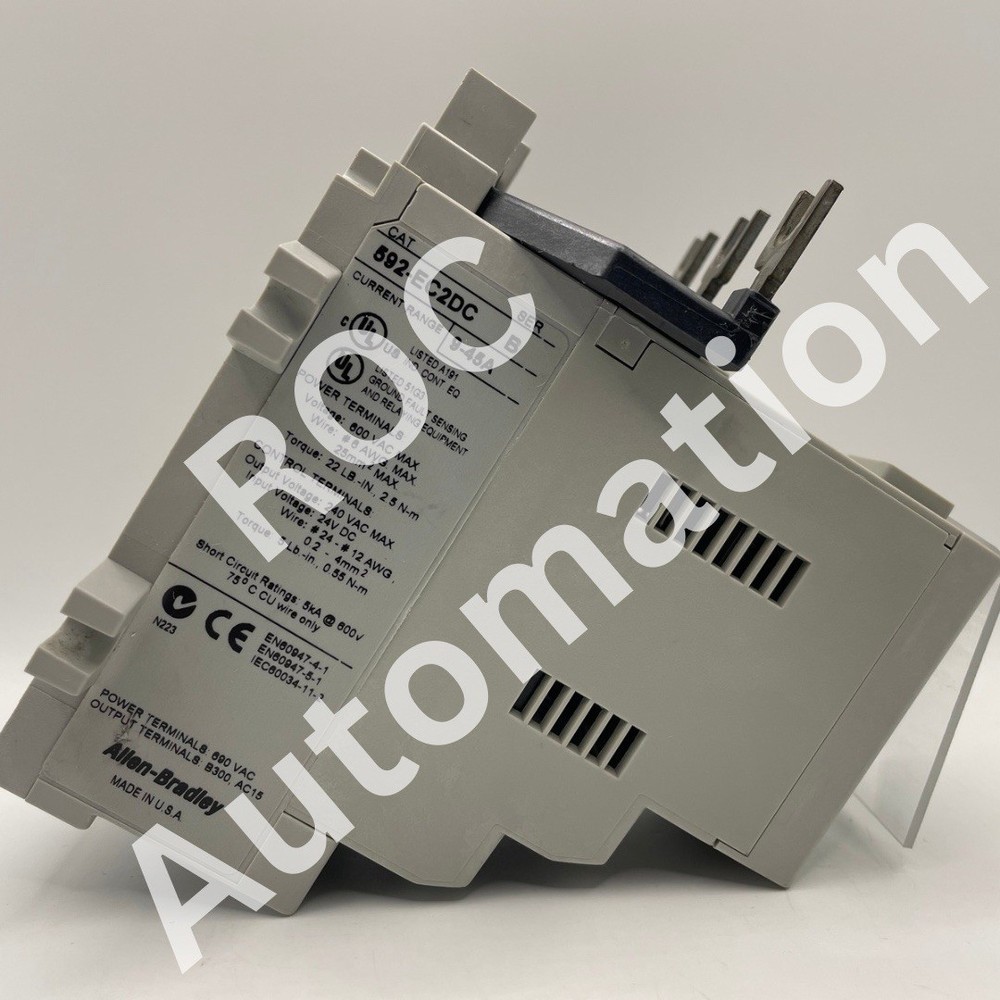 Allen Bradley 592-EC2DC Ser B Solid State Overload Relay