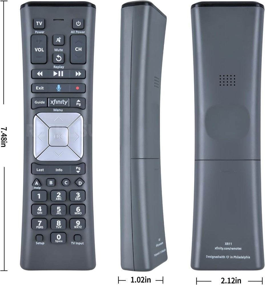 New Replacement Xfinity XR11 Voice Remote Control for XFinity Comcast Black