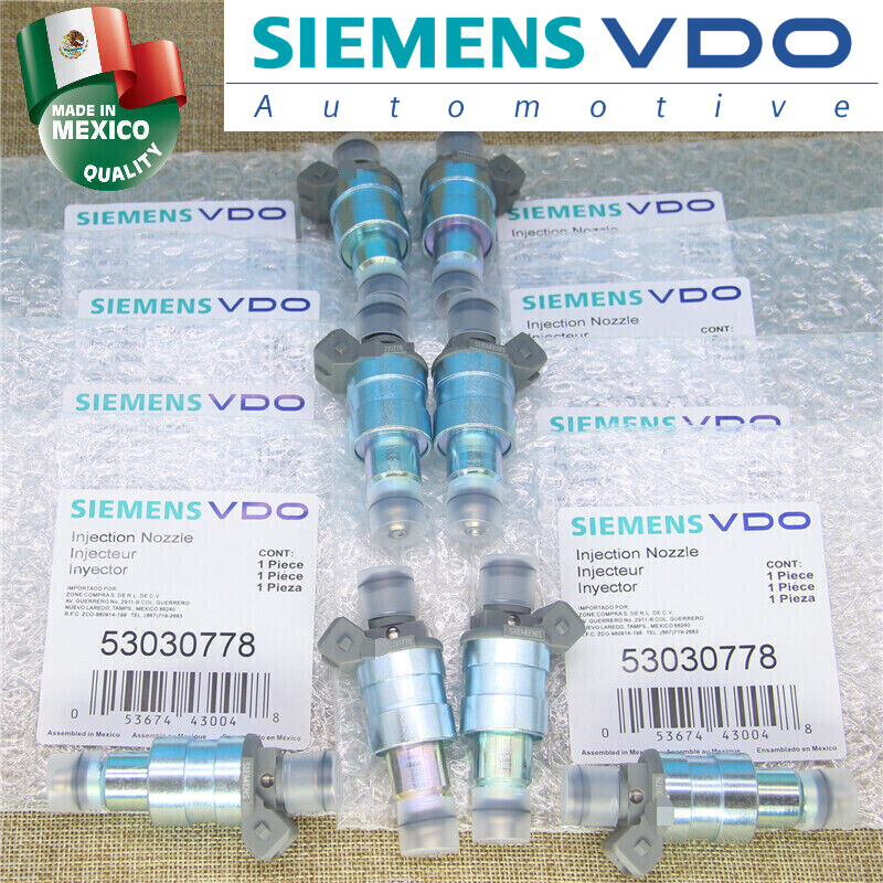 Original Set of 8PCS Fuel Injectors for 1996-1999 Dodge Jeep Ram 5.2L 5.9L