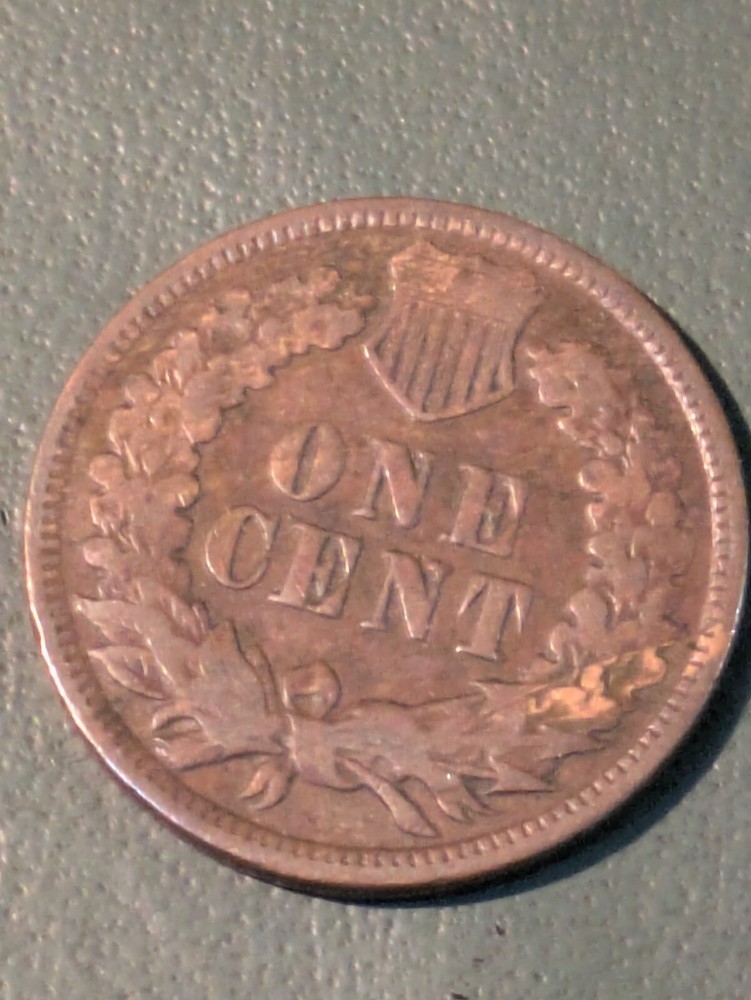 1874 Indian Head Cent Good Condition Coin