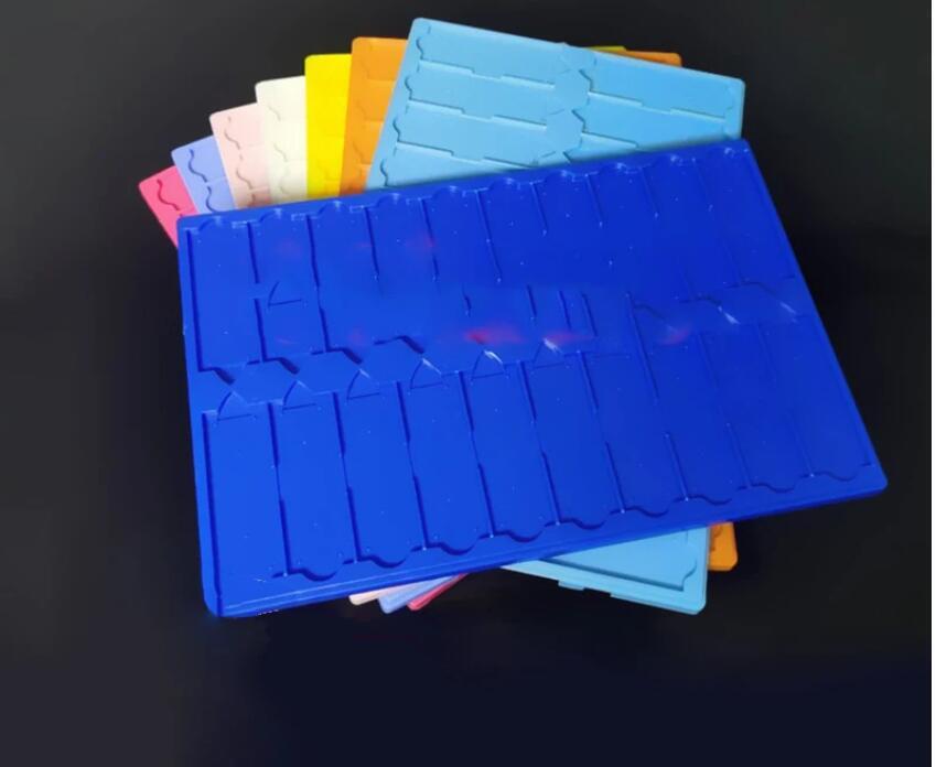 1pc ABS Microscope Slides Drying Plate Plastic for 20 Slides Lab Supplies