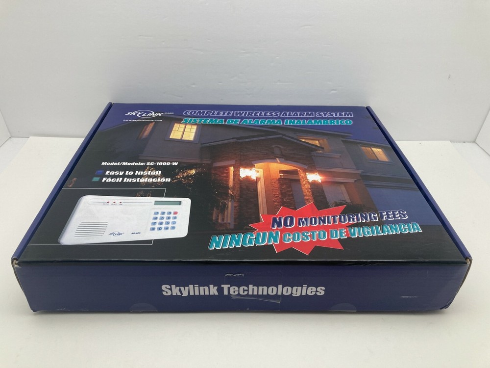 SKYLINK Complete Wireless Alarm System Model SC-1000-W New
