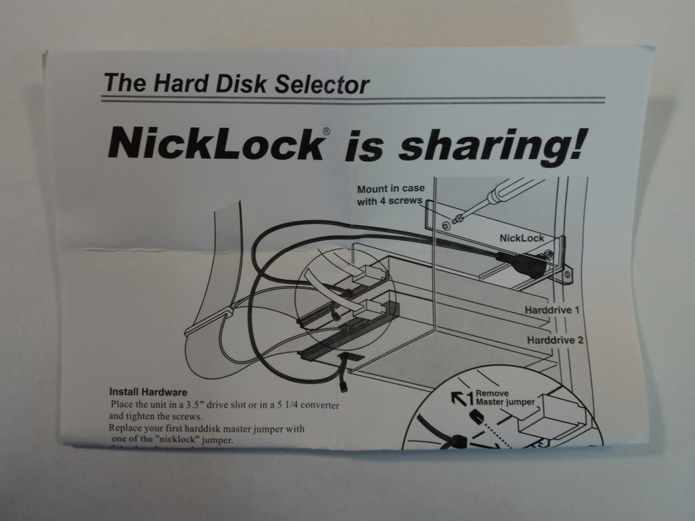 NickLock The Hard Disk Selector Switcher NL-01