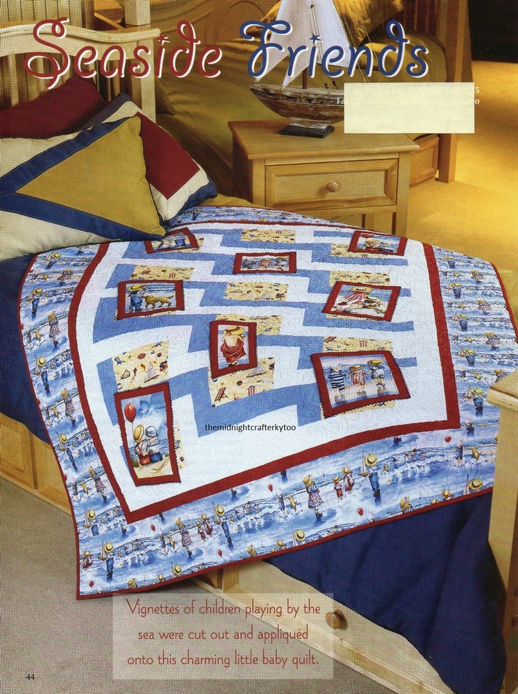Seaside Friends Quilt Pattern Pieced PT