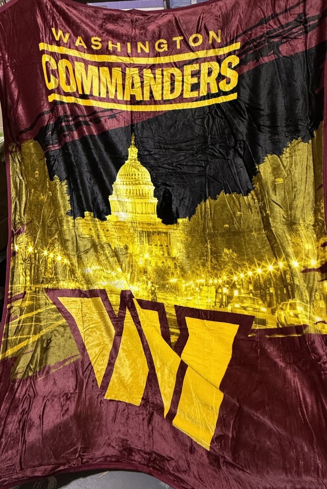 Washington Commanders  60" X 80"  NFL Throw Blanket