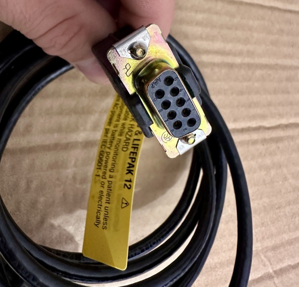 Physio Control Lifepak 12 Cable CODE-STAT & LIFEPAK 12