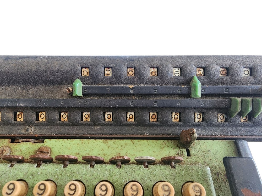 Rare Mach 1 Monroe Ten Key Adding Machine & Monroe LA5-160 Adding Machine VTG