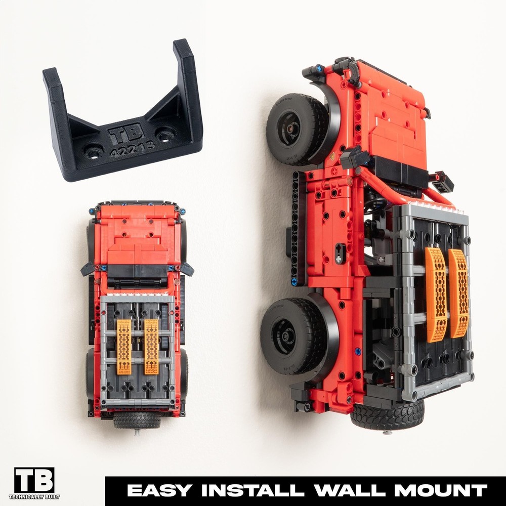Vertical Wall Mount for LEGO Technic Ford Bronco SUV-42213