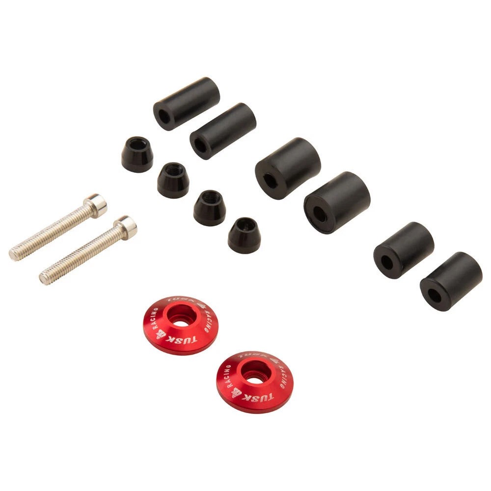 Tusk Bar Ends Red