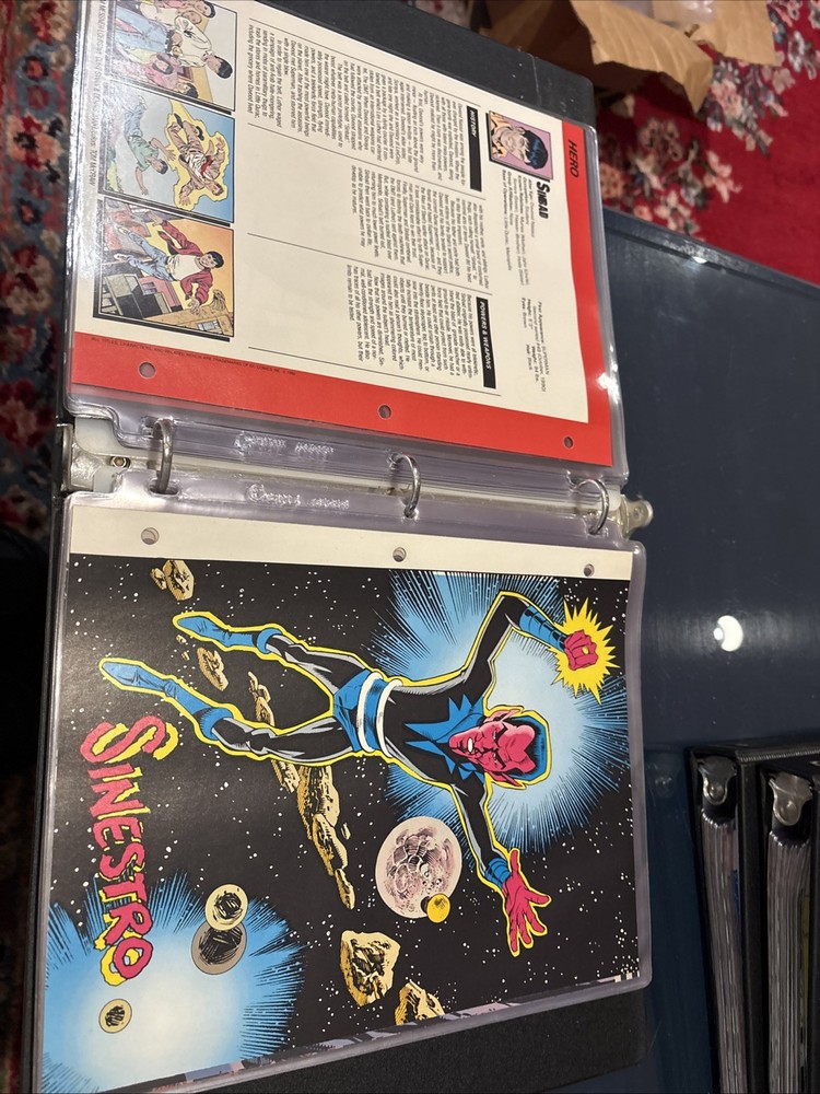 Comic Book Bio Binder