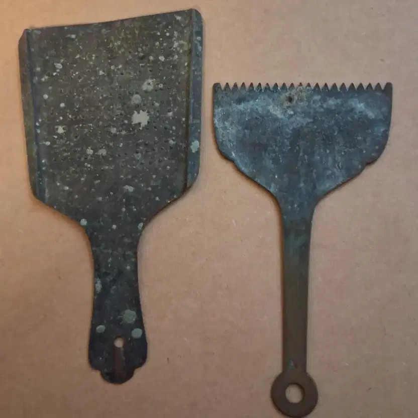 Antique Tin Tool Set - Brass, 100+ Years Old