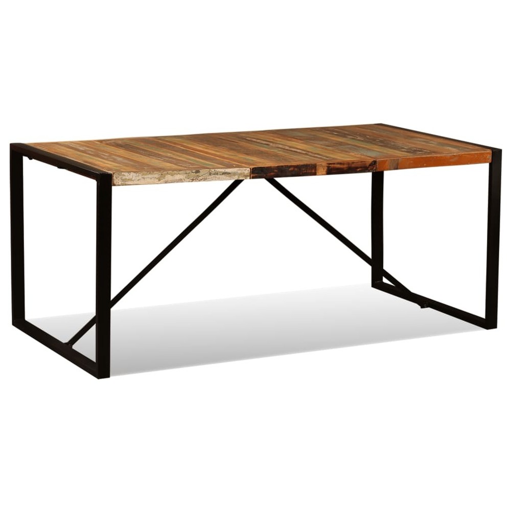 Dining Table Kitchen Table Dining Room Dinner Table Solid Reclaimed Wood vidaXL